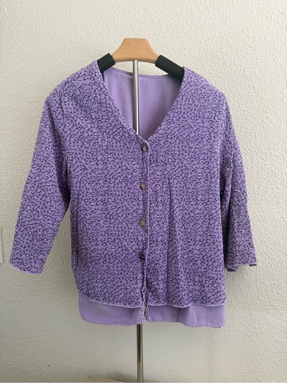 CLICK Lavender Cotton Top